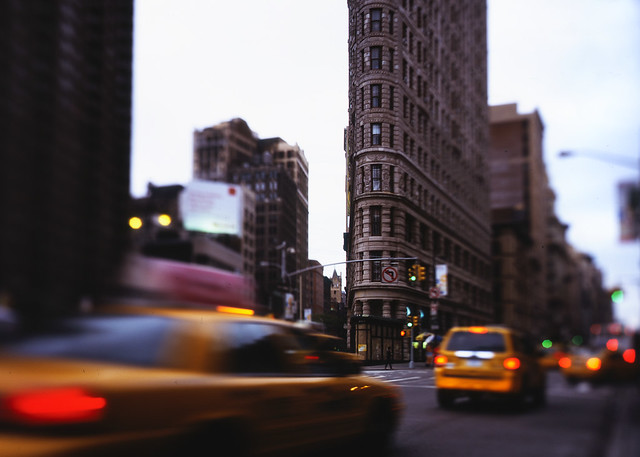 Flatiron Building at Rush Hour, New York City