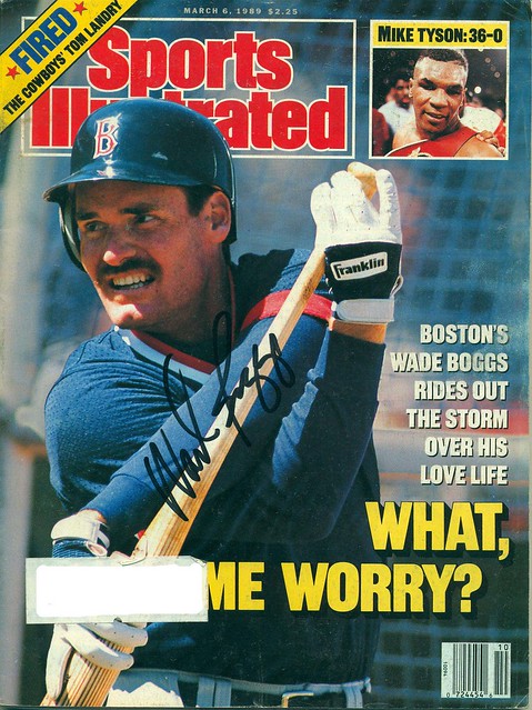 March 6, 1989, Autographed Sports Illustrated by Wade Boggs