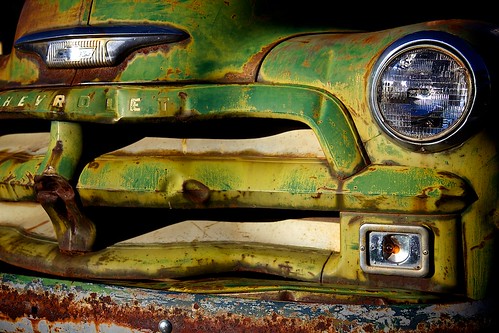 park green chevrolet yellow truck vintage utah rust decay pickup chevy chrome national 5d zion grille 2010 markii