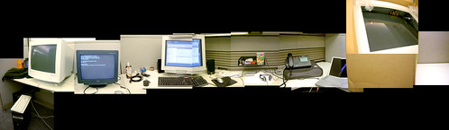 panorama broken computer powerbook macintosh office pc mac chaos parts computers cubicle panoramic ups cube photofriday shipping samoff broke officespace computerparts photofridaytechnology
