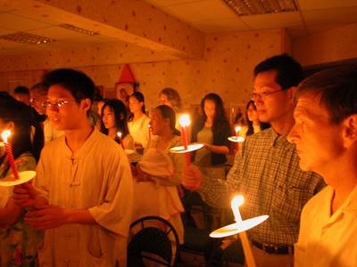 Orthodox Christian Liturgy in Taipei, Pascha 2004 | by stylianosm