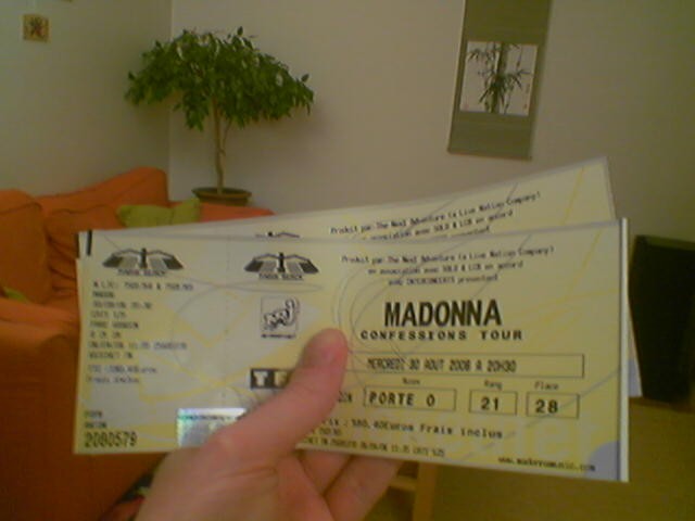 Madonna, here I come !