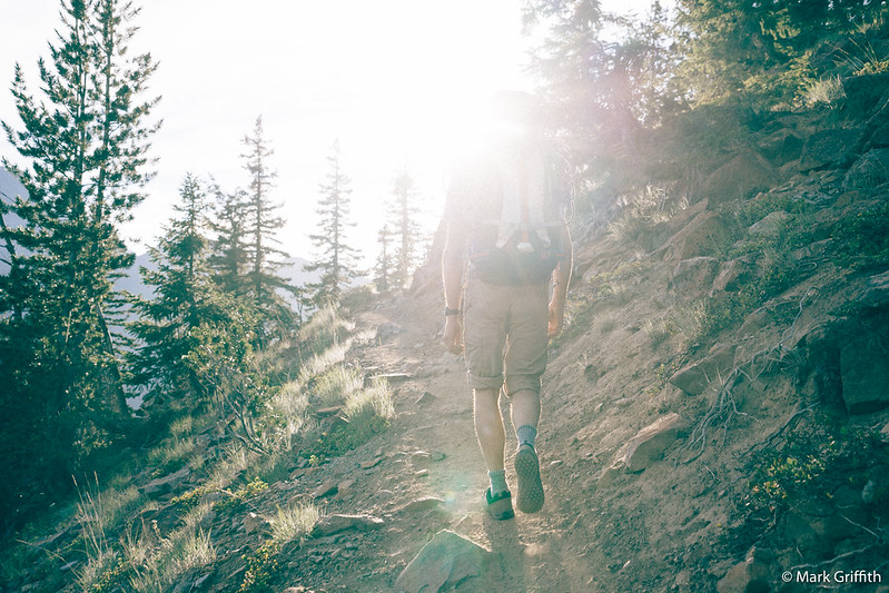 Hiking into the Sun