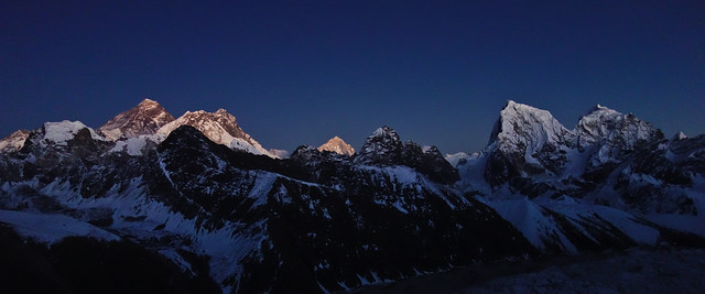 Looking to Everest on Dusk