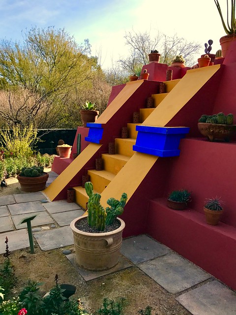 The Pyramid at Casa Azul was Frida's Idea and Pablo's Design