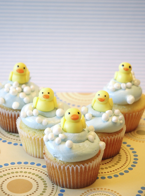 rubber ducky cupcakes