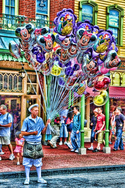 Balloons for sale AT Walt Disney World
