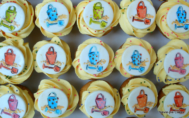 Summer mini cupcakes