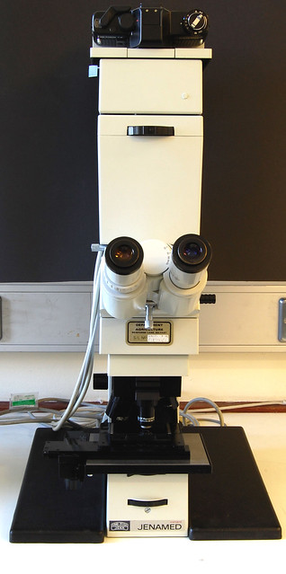 VEB Carl Zeiss Jena JENAMED Variant microscope with photomicrographic attachments