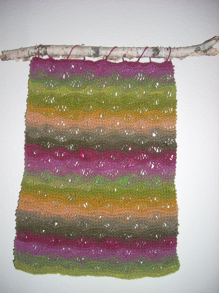 Knit wall hanging | girlnow48 | Flickr