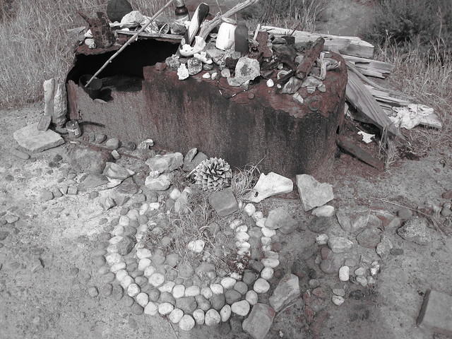 altar of found objects