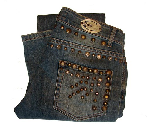 Just Cavalli Jeans - $190 | Unique blue in medium blue wash … | Flickr