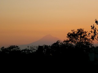 Pico de Ortizaba at Sunset Seen From Xalapa, Ver.