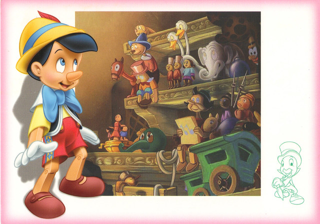 Disney Pinocchio Postcard