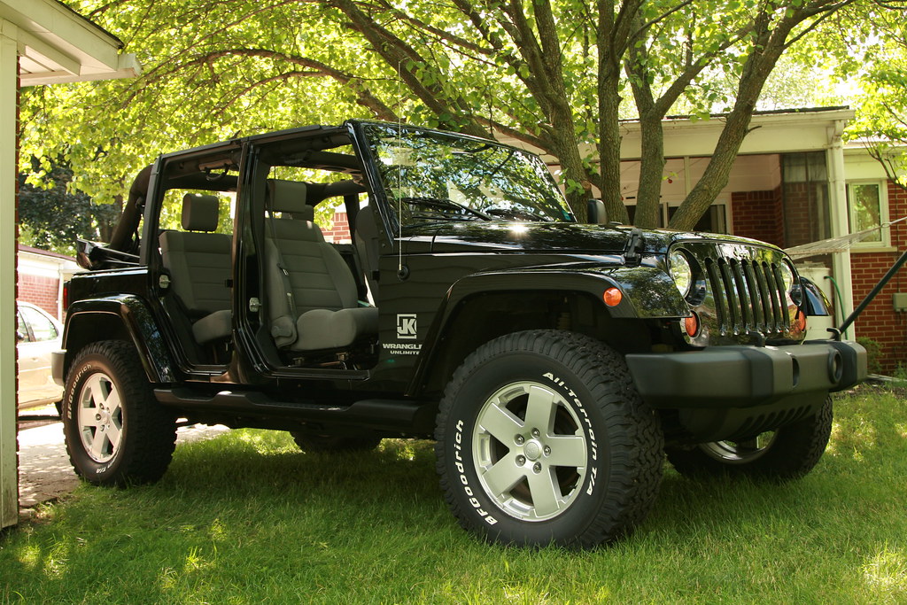 First time for my Jeep Wrangler doors off in 2009 | Got a fr… | Flickr