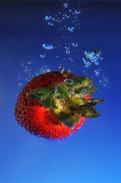 Strawberry Drop (Cropped)
