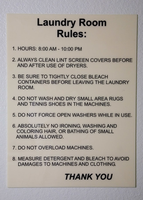 Bedroom rules