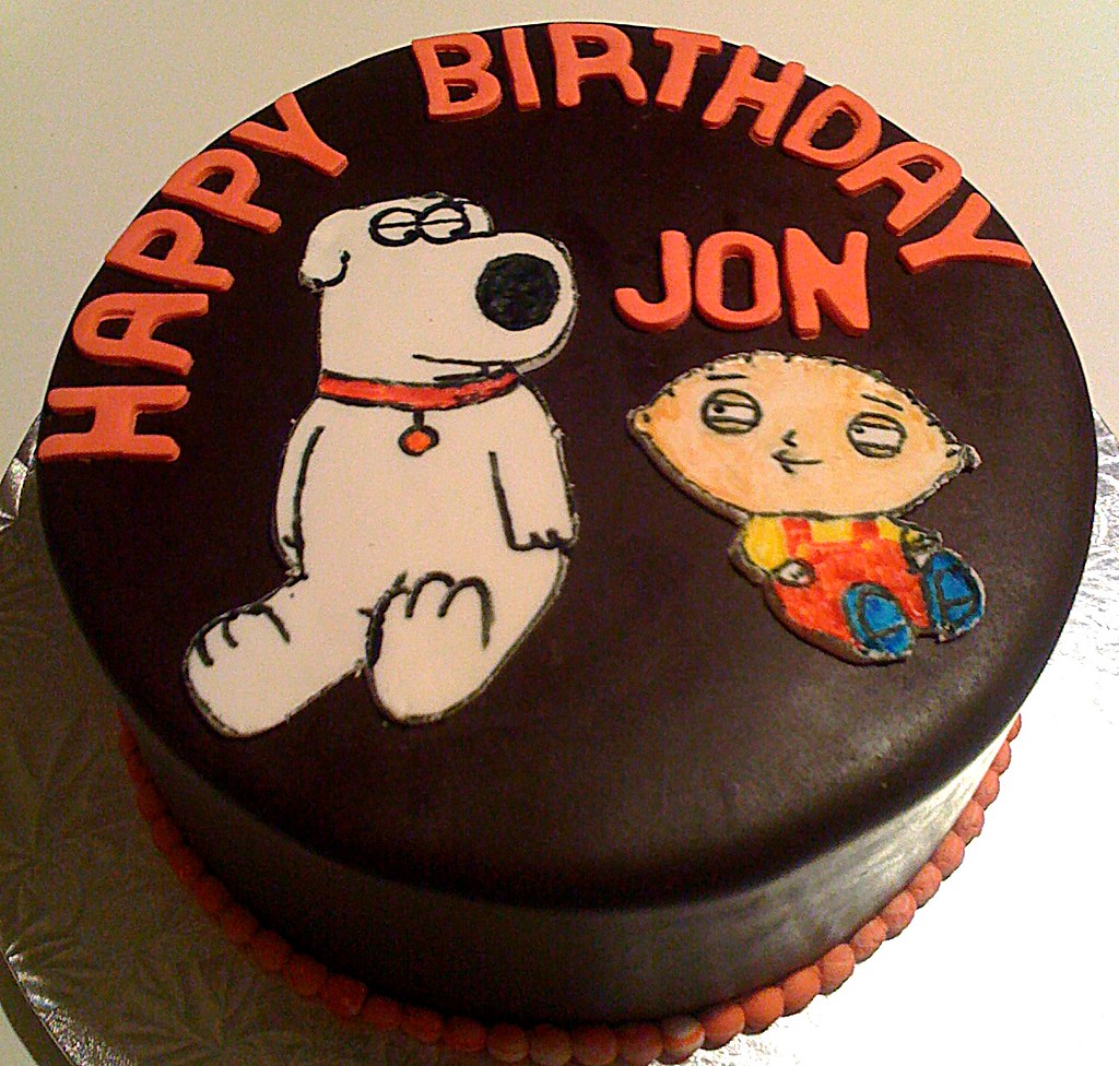 Family Guy birthday cake 2 | I was asked to make a surprise … | Flickr