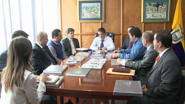 Viceministro de Comercio, Francisco Rivadeneira, se reúne con delegación turca