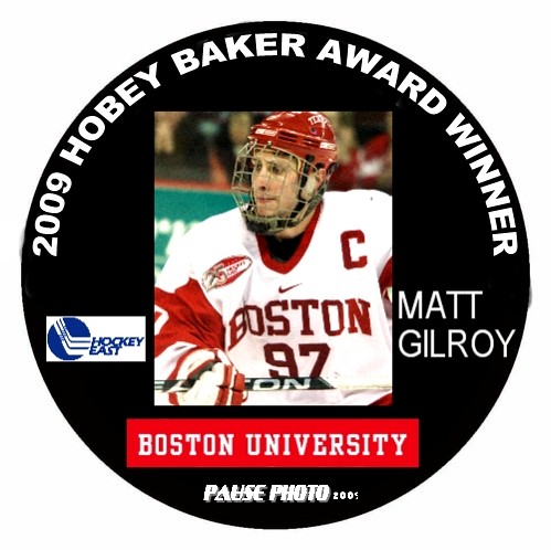 MATT GILROY wins 2009 Hobey Baker Award