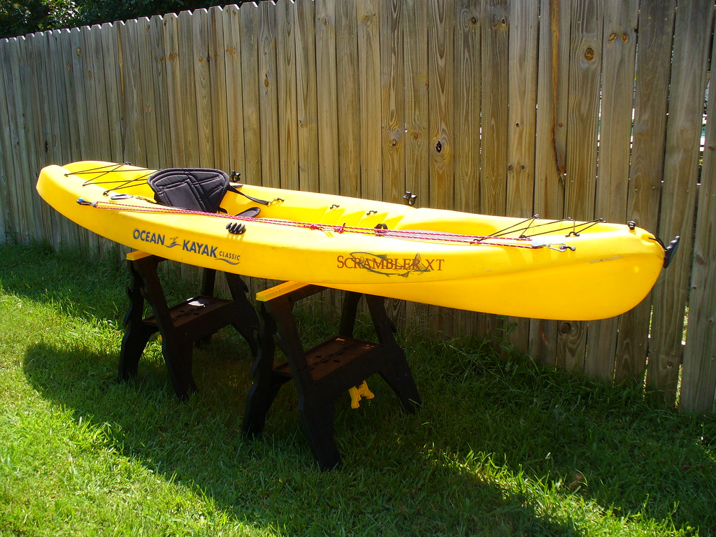 ocean kayak scrambler xt two new kayaks. i installed the
