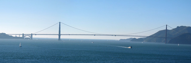 Golden Gate Bridge Panorama (stitched)