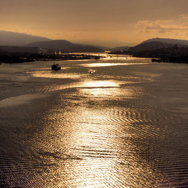 Sunrise over Vancouver Harbour