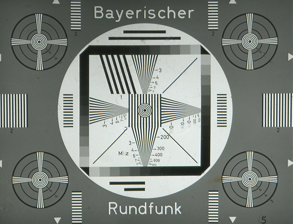 Testbild Bayerisches Fernsehen 1954 | Pacific11 | Flickr