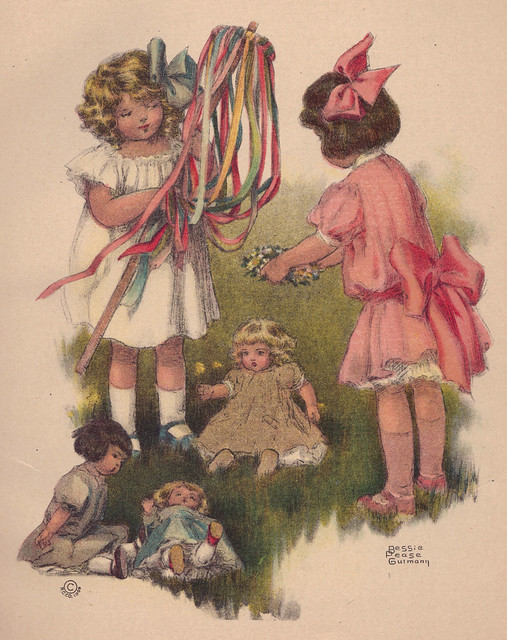May Day with the dollies by Bessie Pease Gutmann