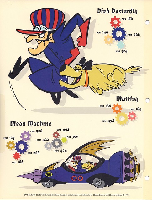 Hanna-Barbera Dastardly & Muttley style guide model sheet,… | Flickr