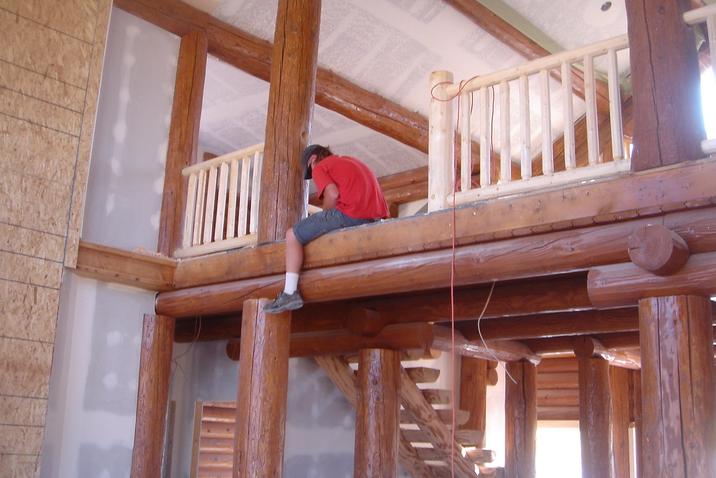 More railing construction | Ever wonder what it takes to bui… | Flickr