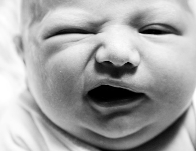 The Most Awesome Newborn Expression of All Newborn Expressions
