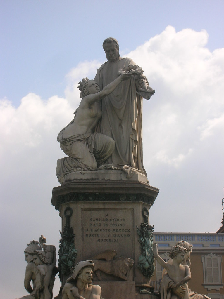 Giovanni Duprè, Statue de Cavour, Turin | Michaël Martin | Flickr