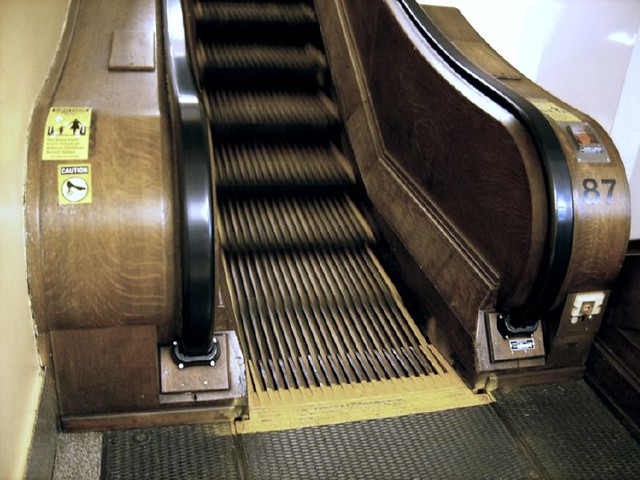 Macy's NYC - The Oldest Wooden Escalator