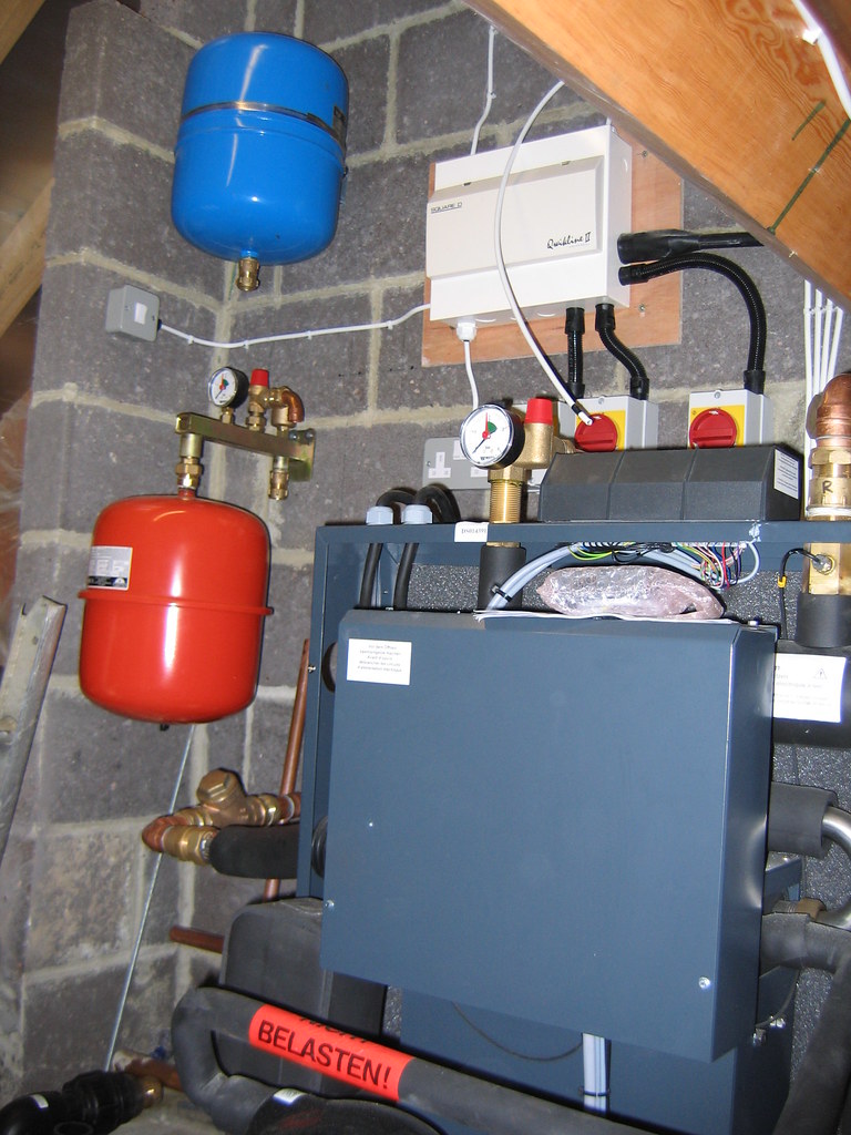 Heat Pump: Heat pump wiring and plumbing
