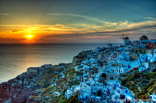 Marvelous Sunset :: Oia, Santorini, Greece