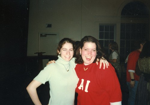 Nicole Eicker and Amanda Aldi, Spring 1996