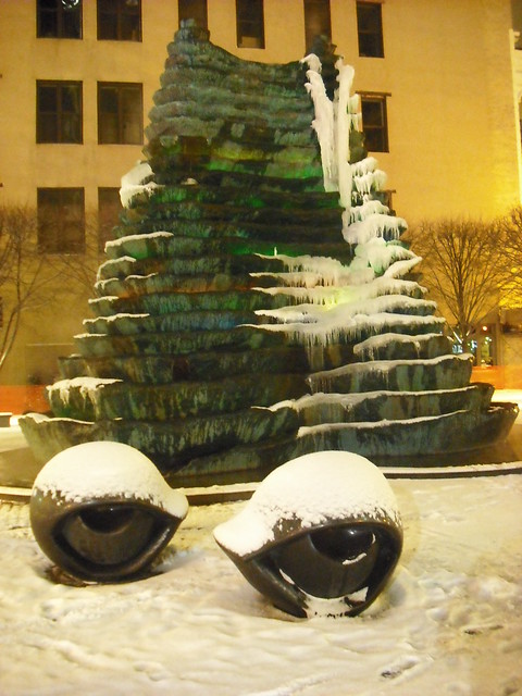 Katz Plaza - Frozen Fountain