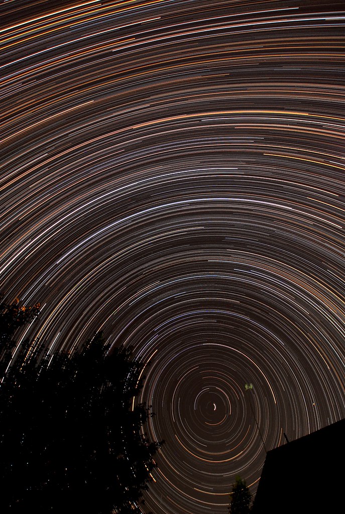 Backyard Star Trails by Joshua Bury