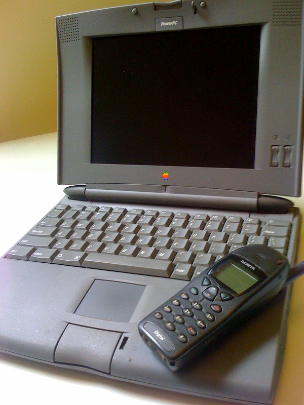 My computer and phone from 1995 | Apple PowerBook 500 and No… | Flickr