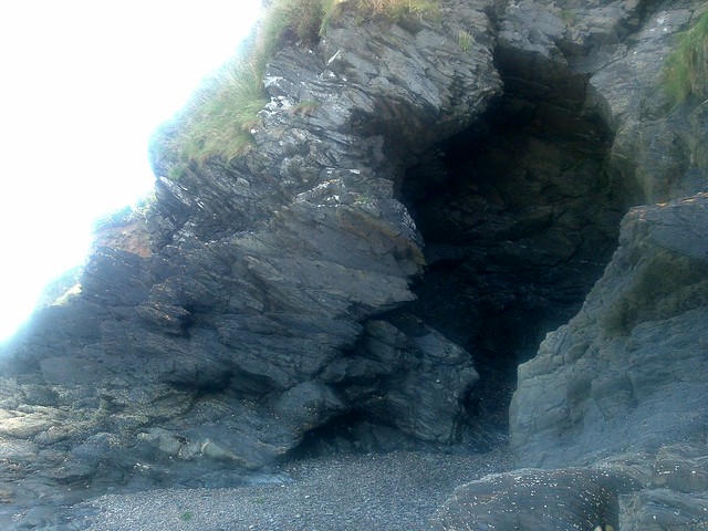 A Cave In From Men-aver Point