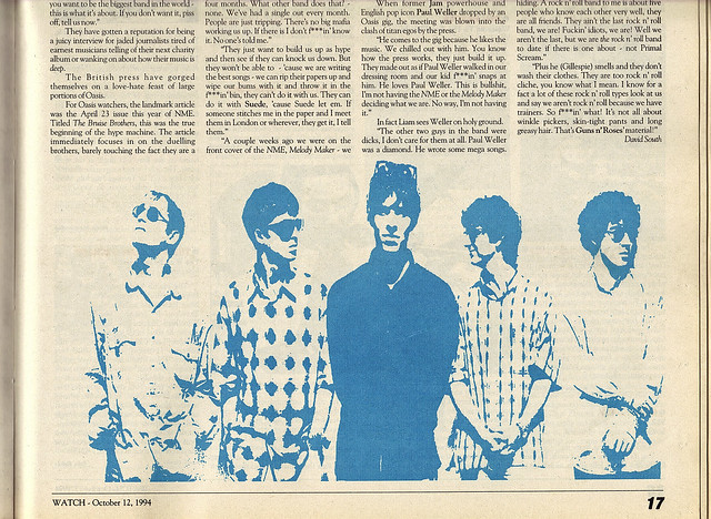 Oasis Feature 4: Legendary 1994 Interview