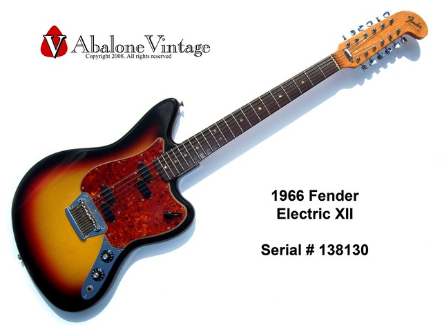 1966 FENDER Electric XII guitar sunburst Jimmy Page