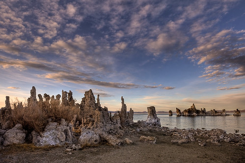 mono lake sunset clouds march canon 5dmarkii photo copyright 2009 winter color tufa calm monolake leevining california usa landscape nature road trip jeff sullivan allrightsreserved hdr cloudy day caliparks inff photomatixpro inyo national forest usfs