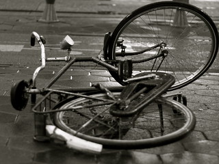 Dutch bike in its natural habitat | Namely: rainy. | oui-ennui | Flickr