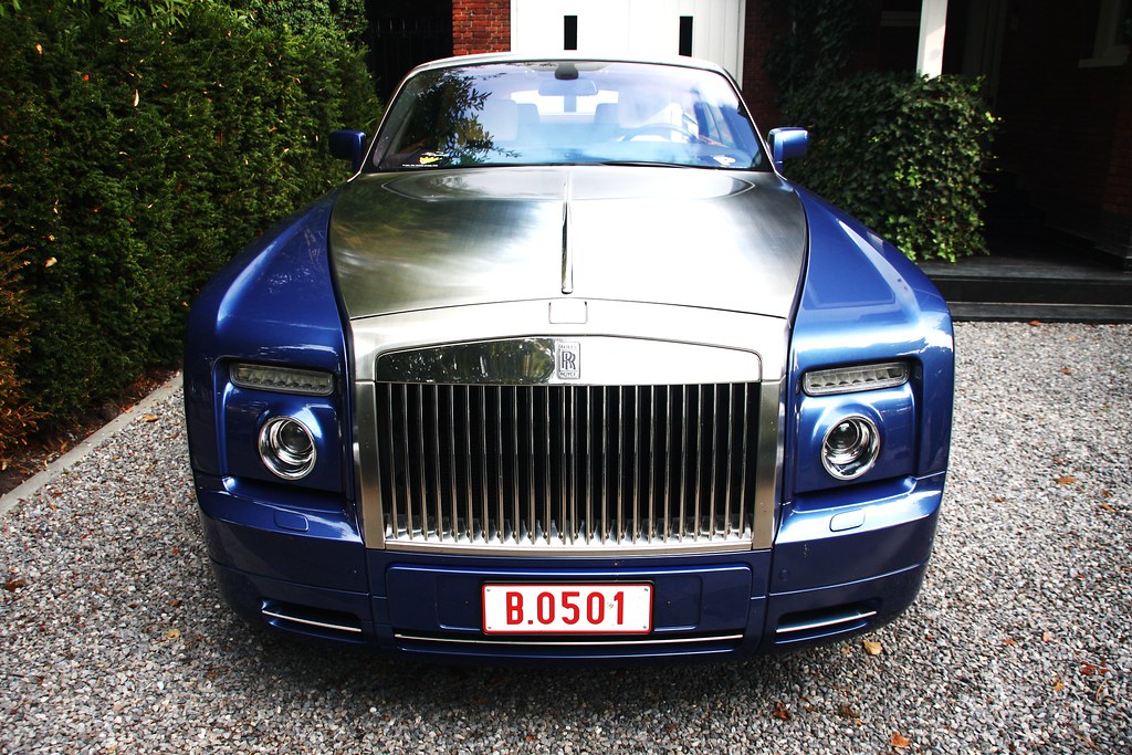 Rolls-Royce Phantom Drophead Coupé by FlorisPF, Bleu Rolls-…