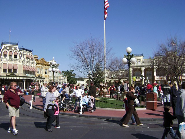 Town Square, Main Street U.S.A., Magic Kingdom, Walt Disney World '09 - www.meEncantaViajar.com