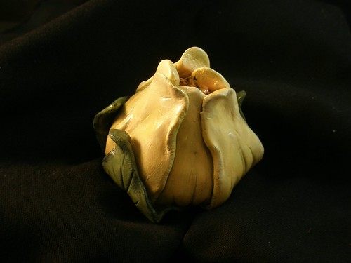 yellow flower paperweight | by GinnyDiezelStudios