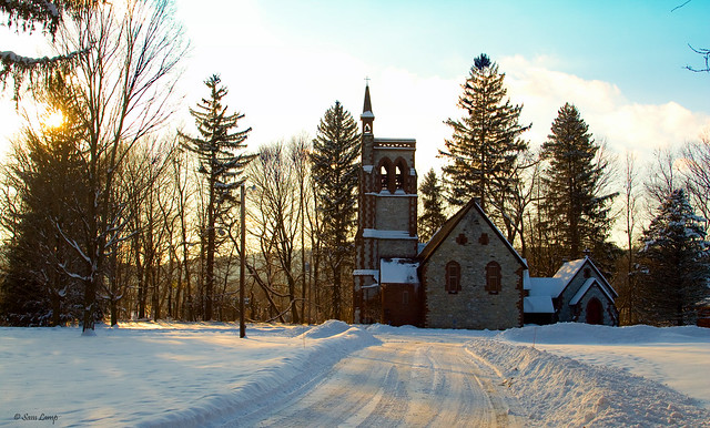 All Saints Church in Winter
