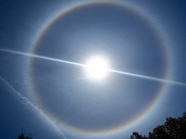 Sun with Halo in Seattle